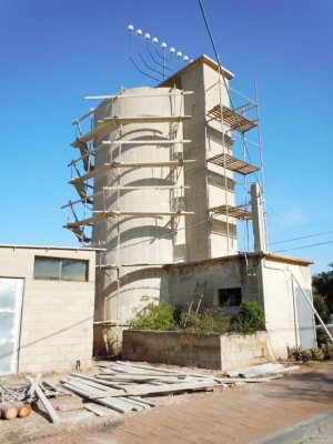 Wasserturm in Shavei Zion wurde renoviert
