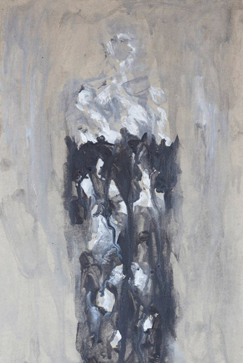 KH Schmeißer - Malerei - Ist das ein Mensch?