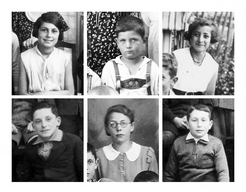 Kinder, deren Schicksal in der Ausstellung beschrieben wird.