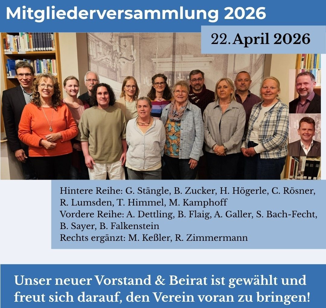 Mitgliederversammlung 2026 am 22. April 2026
