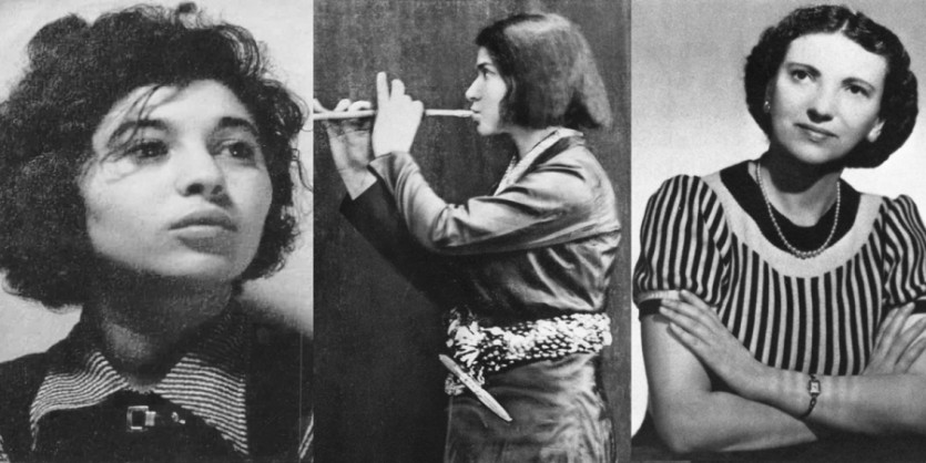 Drei von 15 Autorinnen der Ausstellung