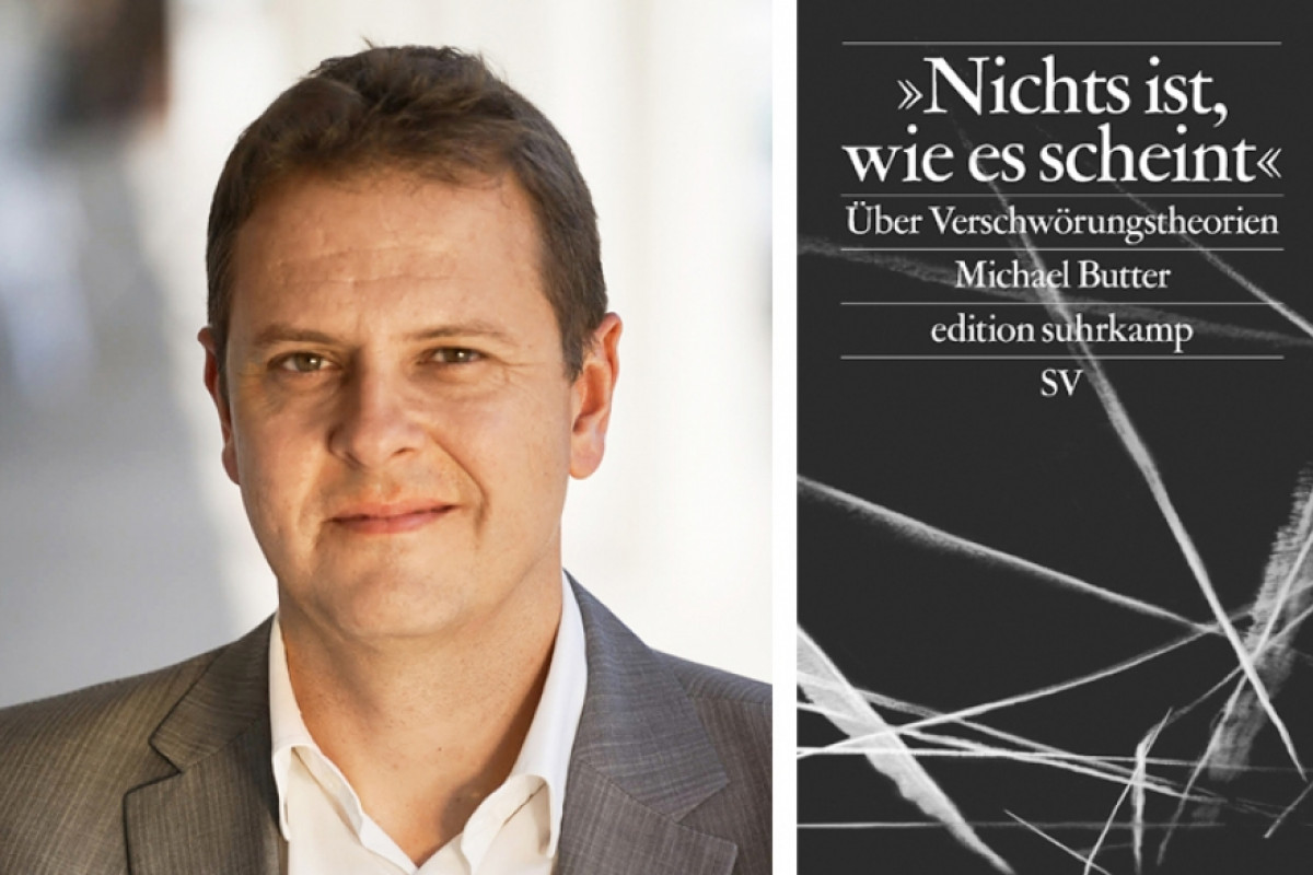 Prof. Michael Butter und sein Buch "Nichts ist wie es scheint" zum Vortrag