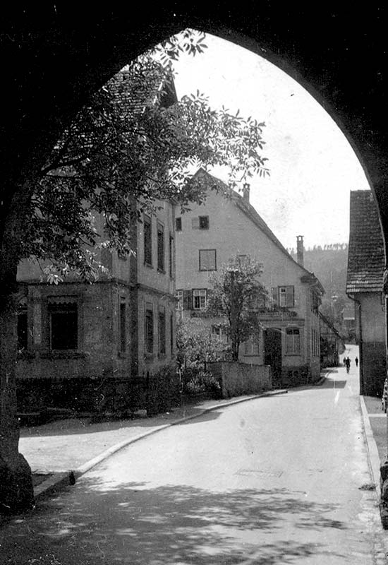 Betsaal durch Ihlinger Tor aufgenommen, ca. 1934